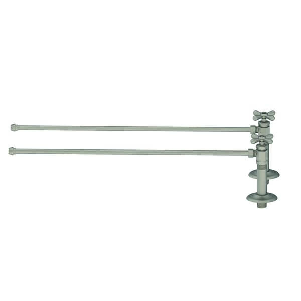 Brasstech Lavatory Supply Kit, 1/2" Ips in Antique Nickel 491X/15A - main